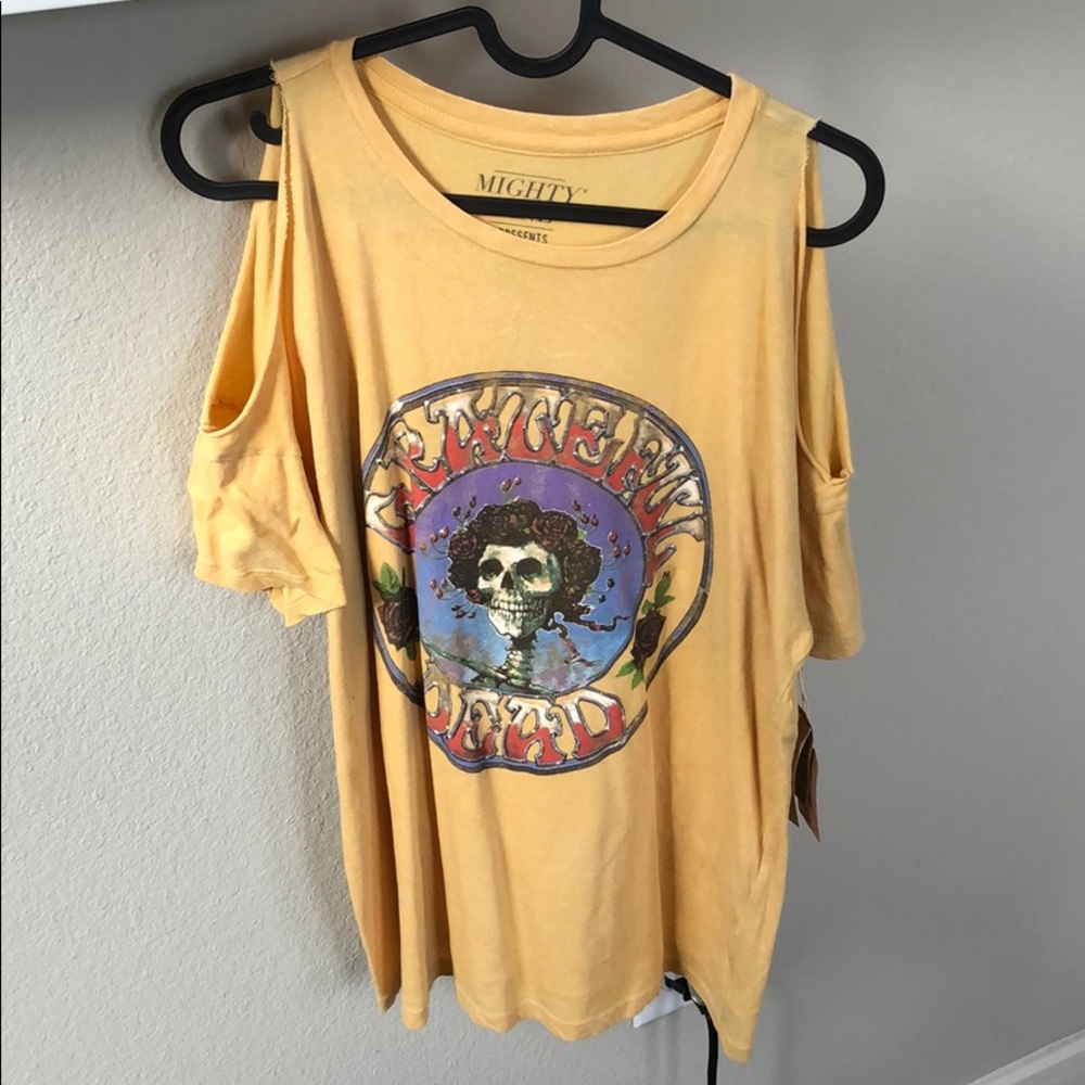 Grateful Dead cold shoulder tee